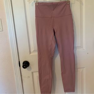 NWOT Lululemon Wunder Under Legging Pink